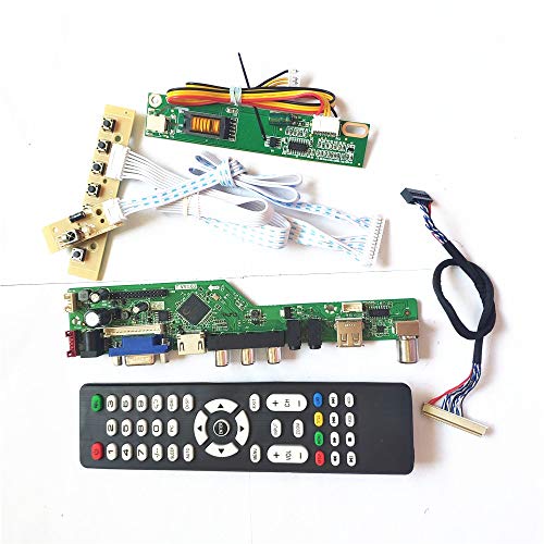 LTN150X6-L01/L02 LVDS 1CCFL 30-polige Tastatur + Fernbedienung + Wechselrichter LCD Panel Monitor HDMI VGA USB AV T.V53 Laufwerkkarte Board DIY Kit (LTN150X6-L01) von U/R
