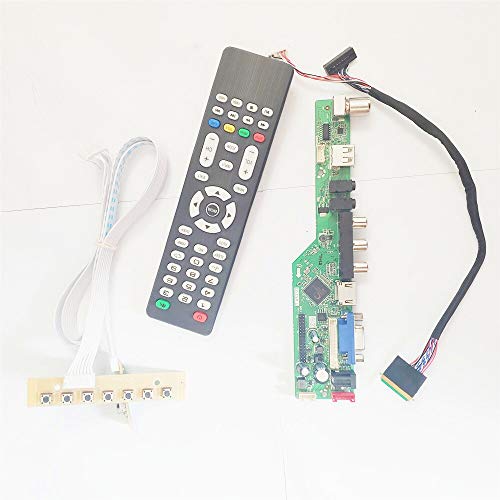 LTN156AT03-H01/W01 TV53 Display Controller Drive Card HDMI VGA USB AV RF WLED LVDS 40Pin Laptop Panel 1366 * 768 15,6 Zoll DIY Kit (LTN156AT03-H01) von U/R