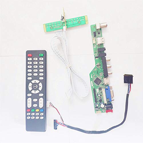 LTN156AT17-D01/D02/W01 HDMI VGA USB AV RF 1366 x 768 15,6 Zoll Laptop Panel TV56 Display Controller Laufwerkkarte WLED LVDS 40Pin Kit (LTN156AT17-D02) von U/R