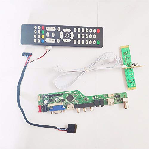 LTN156AT19-001/W01 HDMI VGA USB AV RF TV53 Display Controller Drive Card WLED LVDS 40Pin Laptop Panel 1366 * 768 15,6 Zoll DIY Kit (LTN156AT19-001) von U/R