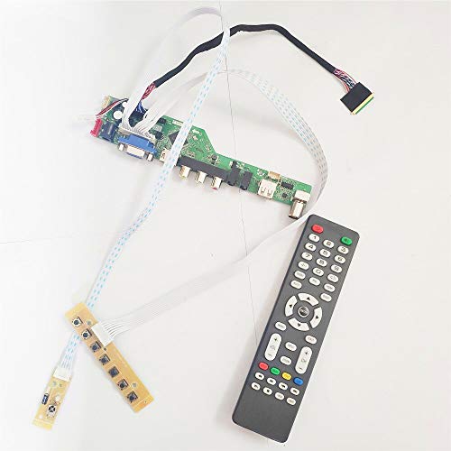 LTN156AT27-H02/W01/W02 WLED LVDS 40Pin 15,6 Zoll HDMI VGA USB AV RF Laptop Panel TV53 Display Controller Laufwerkkarte 1366 * 768 Kit (LTN156AT27-H02) von U/R