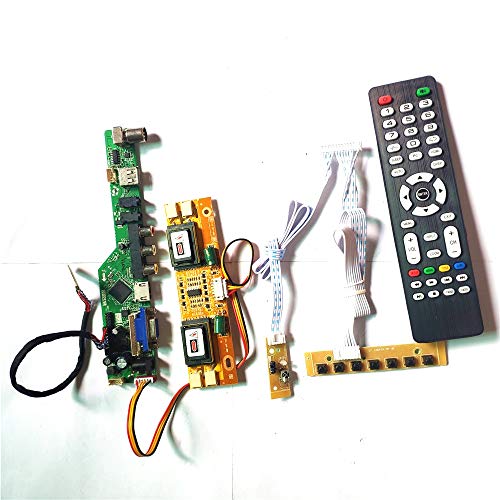 M190MWW1-101/201 HDMI VGA USB AV T.V53 Drive Card Board Keyboard + Fernbedienung + Inverter LCD Panel Monitor LVDS 4CCFL 30Pin DIY Kit (M190MWW1-201) von U/R