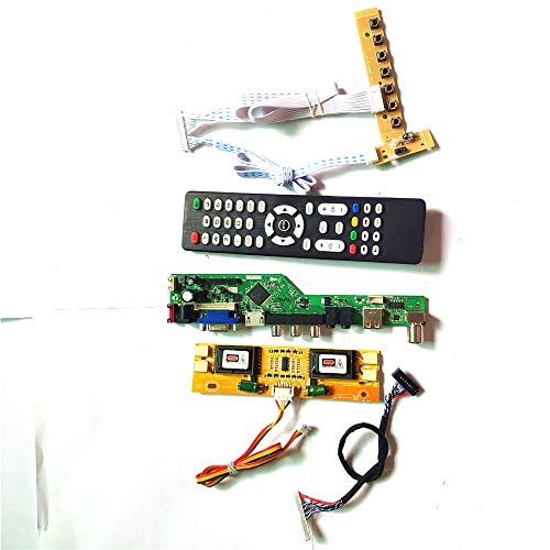 M190MWW1 M190MWW3 R0 T.V53 Controller Board LCD Display VGA HDMI AV USB RF 4CCFL 30Pin LVDS Fernbedienung + Inverter + Tastatur DIY Kit (M190MWW1) von U/R