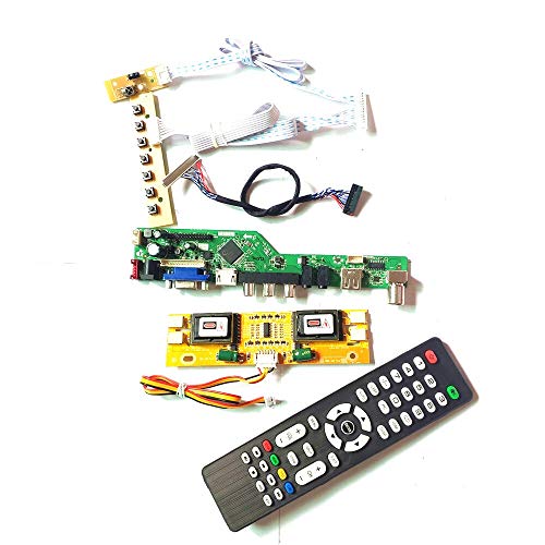 M220EW01 V0 V2 Tastatur + Fernbedienung + Wechselrichter LCD Panel Monitor HDMI VGA USB AV RF LVDS 4CCFL 30pin T.V53 Laufwerkkarte Board DIY Kit (M220EW01 V0) von U/R