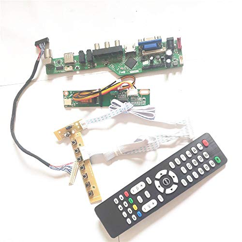 N121I9-L01/L02 T.V53 Controller Board Tastatur + Inverter + Fernbedienung USB VGA HDMI AV RF LCD Panel Monitor LVDS 20pin 1CCFL DIY Kit (N121I9-L02) von U/R