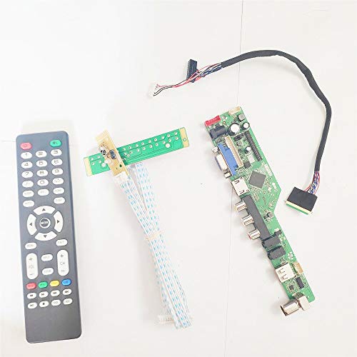 N140BGE-LB2/LB3 T.V53 Bildschirm-Controller-Laufwerkplatine 1366 x 768 LVDS 40 Pins WLED 14 Zoll VGA + HDMI + AV + USB + RF Notebook PC DIY Kit (N140BGE-LB2) von U/R