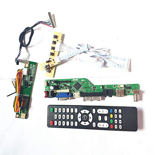 N141I1-L01/L02 LVDS 1CCFL 30-polige Tastatur + Fernbedienung + Wechselrichter HDMI VGA USB AV RF LCD Panel Monitor T.V53 Laufwerkkarte Board DIY Kit (N141I1-L01) von U/R