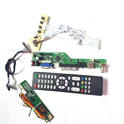 N141XC-L01/L02 Tastatur + Fernbedienung + Wechselrichter HDMI VGA USB AV RF LVDS 1CCFL 30Pin T.V53 Drive Card Board LCD Panel Monitor DIY Kit (N141XC-L02) von U/R