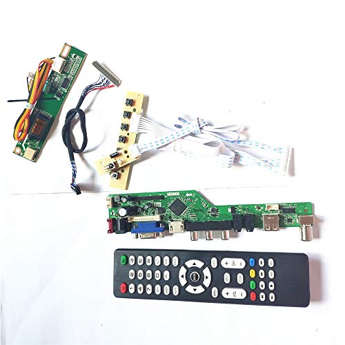 N150P5-L01/L02 LVDS 1CCFL 30-polige Tastatur + Fernbedienung + Wechselrichter HDMI VGA USB AV RF T.V53 Laufwerkkarte Board LCD Panel Monitor DIY Kit (N150P5-L01) von U/R