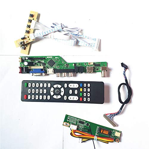 N150X2-L01/L02 LCD Panel Monitor Tastatur + Fernbedienung + Wechselrichter LVDS 1CCFL 30Pin HDMI VGA USB AV RF T.V53 Laufwerkskarte Board DIY Kit (N150X2-L02) von U/R