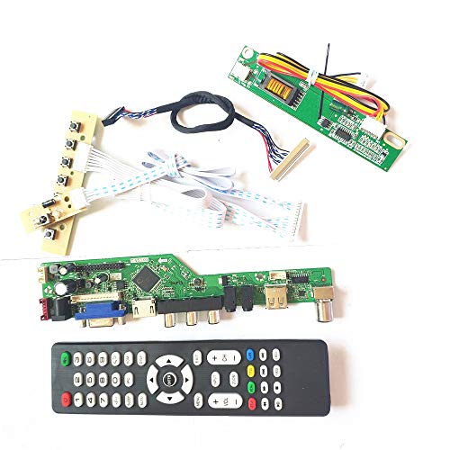 N154C3-L01/L02 HDMI VGA USB AV RF Tastatur + Fernbedienung + Wechselrichter LVDS 1CCFL 30Pin T.V53 Laufwerkskarte Board LCD Panel Monitor DIY Kit (N154C3-L01) von U/R
