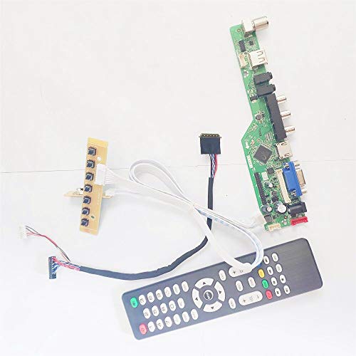 U/R Für LTN156AT05-301/302/307 1366 * 768 T.V53 Bildschirm Controller Laufwerk Board 15,6 Zoll Notebook PC LVDS 40Pin WLED VGA HDMI AV USB RF Kit (LTN156AT05-301) von U/R