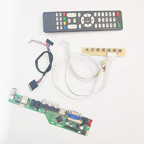 U/R LTN156AT17 Laptop LED LCD Monitor T.V53 Display Controller Treiber Card Kit HDMI/VGA/AV/USB WLED 1366 * 768 LVDS 15,6 Zoll 40 Pin (LTN156AT17-102) von U/R