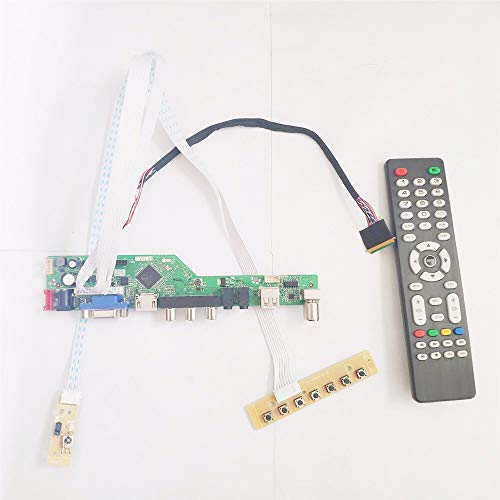 U/R LTN173KT01-C01-C01/K01 LVDS 40-poliger WLED 1600 x 900 T.V56 Bildschirm Controller Laufwerk Board 17,3 Zoll Notebook PC VGA HDMI AV USB RF DIY Kit (LTN173KT01-C01) von U/R