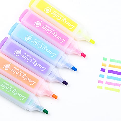 Candy Colors Textmarker Marker Stifte Kawaii Schreibwaren Material Escolar Papelaria Schreiben Schulbedarf Ramdom Farbe Nettes Design von U-K