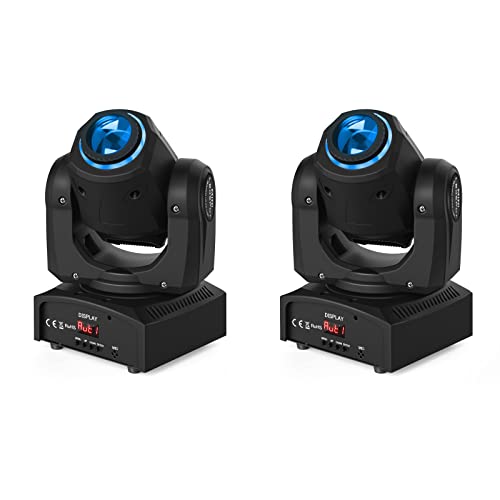 2er Pack Moving Head Mini Bühnenlicht 50W LED RGBW DMX 10/12 Kanäle Partylicht Effekt für DJ Disco Party Lights Geburtstag party,Halloween,Hochzeit,Kinder Party,Weihnachten Lager in Deutschland 2er Pack Moving Head Mini Bühnenlicht 50W LED RGBW DMX 10/12 Kanäle Partylicht Effekt für DJ Disco Party Lights Geburtstag party,Halloween,Hochzeit,Kinder Party,Weihnachten Lager in Deutschland von U`King