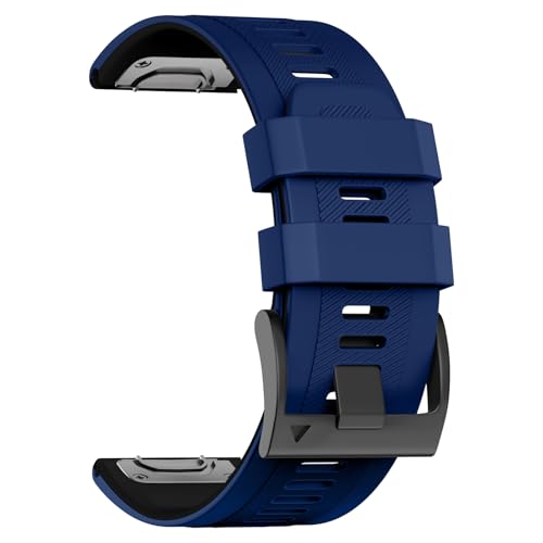 U-LIMVE Armband für Garmin Fenix 8 51mm/Fenix 7X Pro/Fenix 7X/Fenix 6X Pro/Fenix 6X/Fenix 5X/Fenix 3, Silikon QuickFit 26mm Armband für Garmin Descent Mk3i 51mm/Epix Pro 51mm/TACTIX 7 von U-LIMVE