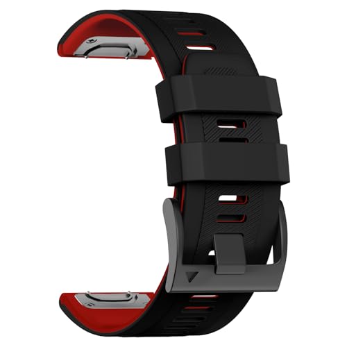 U-LIMVE Armband für Garmin Fenix 8 51mm/Fenix 7X Pro/Fenix 7X/Fenix 6X Pro/Fenix 6X/Fenix 5X/Fenix 3, Silikon QuickFit 26mm Armband für Garmin Descent Mk3i 51mm/Epix Pro 51mm/TACTIX 7 von U-LIMVE