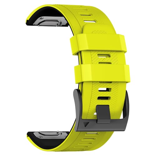 U-LIMVE Armband für Garmin Fenix 8 51mm/Fenix 7X Pro/Fenix 7X/Fenix 6X Pro/Fenix 6X/Fenix 5X/Fenix 3, Silikon QuickFit 26mm Armband für Garmin Descent Mk3i 51mm/Epix Pro 51mm/TACTIX 7 von U-LIMVE