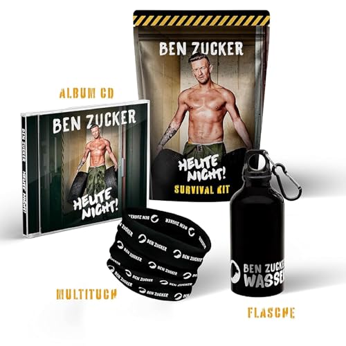 Ben Zucker, Neues Album 2023, Heute Nicht!, Fan-Ser mit Survival Kit, CD, Flasche, Multituch Ben Zucker, Neues Album 2023, Heute Nicht!, Fan-Ser mit Survival Kit, CD, Flasche, Multituch von U n i v e r s a l M u s i c