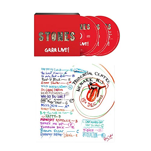 The Rolling Stones, Album Grrr Live! Live at Newark, CD und BluRay von U n i v e r s a l M u s i c