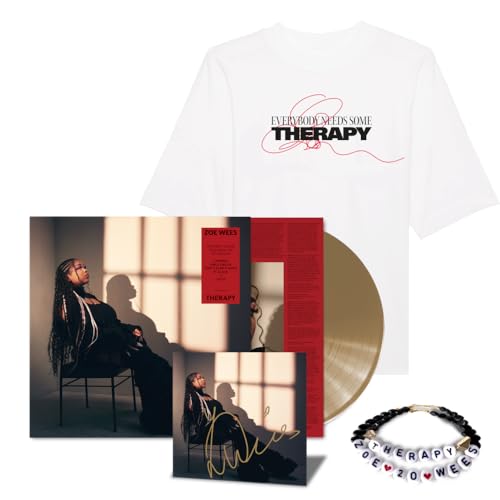Zoe Wees, Neues Album 2023, Therapy, Exclusive Limited Gold Vinyl + Signed Card + T-Shirt (Größe M) + Bracelets, LP von U n i v e r s a l M u s i c