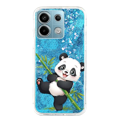 Hülle für Xiaomi Redmi Note 13 Pro 5G Blau Glitzer Flüssige Silikon Handyhülle TPU Bumper Schutzhülle Bling Pailletten Treibsand Case Stoßfest Kratzfest Cover für Redmi Note 13 Pro 5G Süß Panda Hülle für Xiaomi Redmi Note 13 Pro 5G Blau Glitzer Flüssige Silikon Handyhülle TPU Bumper Schutzhülle Bling Pailletten Treibsand Case Stoßfest Kratzfest Cover für Redmi Note 13 Pro 5G Süß Panda von U.DARELIKE