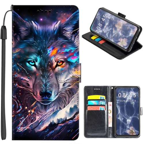 U.DARELIKE Handyhülle für Samsung Galaxy S24 FE Klappbar Hülle PU Leder Tasche Flip Cover Klapphülle Stoßfeste Schutzhülle mit Kartenfach für Samsung Galaxy S24 FE Sternschnuppe Wolf U.DARELIKE Handyhülle für Samsung Galaxy S24 FE Klappbar Hülle PU Leder Tasche Flip Cover Klapphülle Stoßfeste Schutzhülle mit Kartenfach für Samsung Galaxy S24 FE Sternschnuppe Wolf von U.DARELIKE