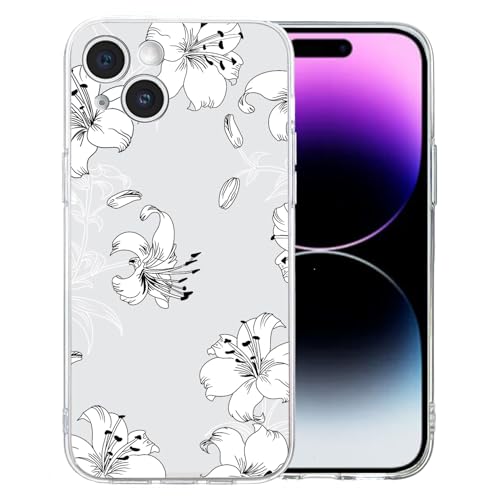 U.DARELIKE Hülle Silikon für iPhone 14 Plus Transparent Handyhülle Ultra Dünne Weiche TPU Schutzhülle Lilien Blumen Muster Durchsichtig Bumper Back Cover für iPhone 14 Plus U.DARELIKE Hülle Silikon für iPhone 14 Plus Transparent Handyhülle Ultra Dünne Weiche TPU Schutzhülle Lilien Blumen Muster Durchsichtig Bumper Back Cover für iPhone 14 Plus von U.DARELIKE