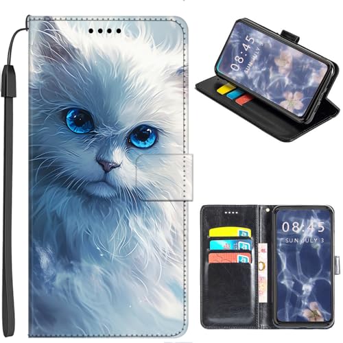 U.DARELIKE Hülle kompatibel mit iPhone 16E PU Leder Handyhülle Tasche Flip Cover Klapphülle mit Kartenfach Kartenfach Schutzhülle für iPhone 16E Katze U.DARELIKE Hülle kompatibel mit iPhone 16E PU Leder Handyhülle Tasche Flip Cover Klapphülle mit Kartenfach Kartenfach Schutzhülle für iPhone 16E Katze von U.DARELIKE