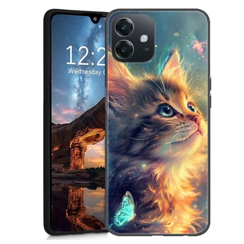 U.DARELIKE Silikon Hülle für Oppo A40 Handyhülle Ultra Dünne Weiche Stoßfeste Schutzhülle Tier Muster Slim TPU Bumper Cover für Oppo A40, Katze Schmetterling U.DARELIKE Silikon Hülle für Oppo A40 Handyhülle Ultra Dünne Weiche Stoßfeste Schutzhülle Tier Muster Slim TPU Bumper Cover für Oppo A40, Katze Schmetterling von U.DARELIKE
