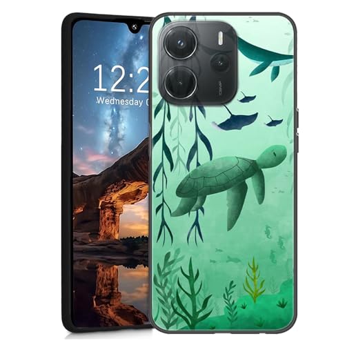 U.DARELIKE Silikon Hülle für Xiaomi Redmi Note 14 4G Handyhülle Ultra Dünne Weiche Stoßfeste Schutzhülle Tier Muster Slim TPU Bumper Cover für Xiaomi Redmi Note 14 4G, Schildkröte Blätter U.DARELIKE Silikon Hülle für Xiaomi Redmi Note 14 4G Handyhülle Ultra Dünne Weiche Stoßfeste Schutzhülle Tier Muster Slim TPU Bumper Cover für Xiaomi Redmi Note 14 4G, Schildkröte Blätter von U.DARELIKE