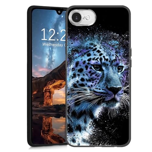 U.DARELIKE Silikon Hülle für iPhone 16e Handyhülle Ultra Dünne Weiche Stoßfeste Schutzhülle Tier Muster Slim TPU Bumper Cover für iPhone 16e, Blau Gepard U.DARELIKE Silikon Hülle für iPhone 16e Handyhülle Ultra Dünne Weiche Stoßfeste Schutzhülle Tier Muster Slim TPU Bumper Cover für iPhone 16e, Blau Gepard von U.DARELIKE