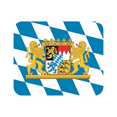 U24 Mousepad Textil Bayern mit Löwenwappen Mauspad U24 Mousepad Textil Bayern mit Löwenwappen Mauspad von U24