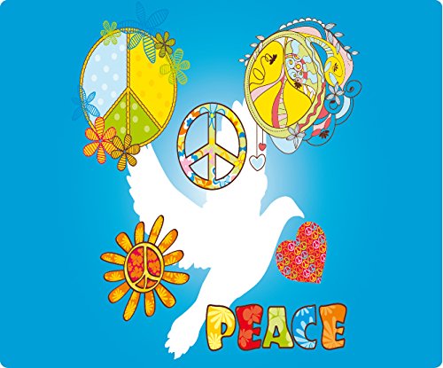 U24 Mousepad Textil Peace Motiv Nr. 6 Mauspad von U24