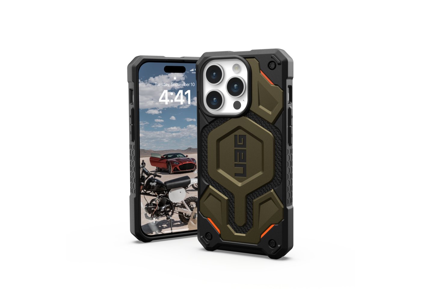 UAG Handyhülle Monarch Pro - iPhone 15 Pro Hülle, [MagSafe optimiert, Fallschutz nach Militärstandard] von UAG