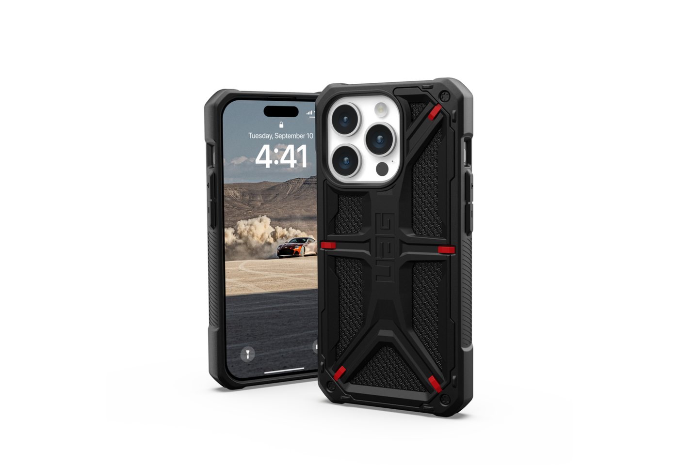 UAG Handyhülle Monarch - iPhone 15 Pro Hülle, [Wireless-Charging kompatibel, Fallschutz nach Militärstandard] von UAG