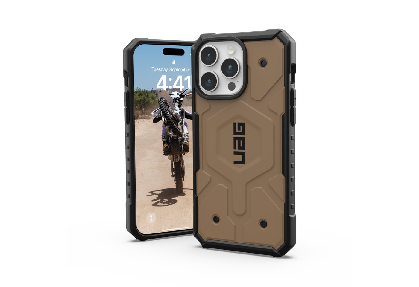 UAG Handyhülle Pathfinder - iPhone 15 Pro Max MagSafe Hülle, [MagSafe optimiert, Fallschutz nach Militärstandard] von UAG