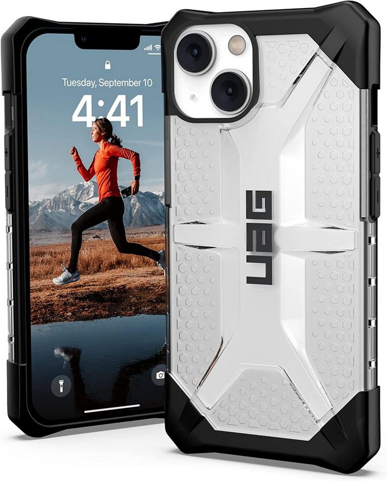 UAG Handyhülle Plasma, [Apple iPhone 14 Plus Hülle, Case mit erhöhtem Rand, Wireless Charging kompatibles Cover, Sturzfeste Handyhülle] ice (transparent) von UAG