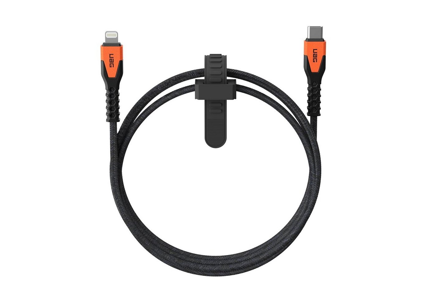 UAG Rugged Kevlar Smartphone-Kabel, USB-C auf Lightning, (150 cm), [MFi zertifiziert, 30W Fast Charging, USB 2.0 bis zu 480 MB/s] von UAG
