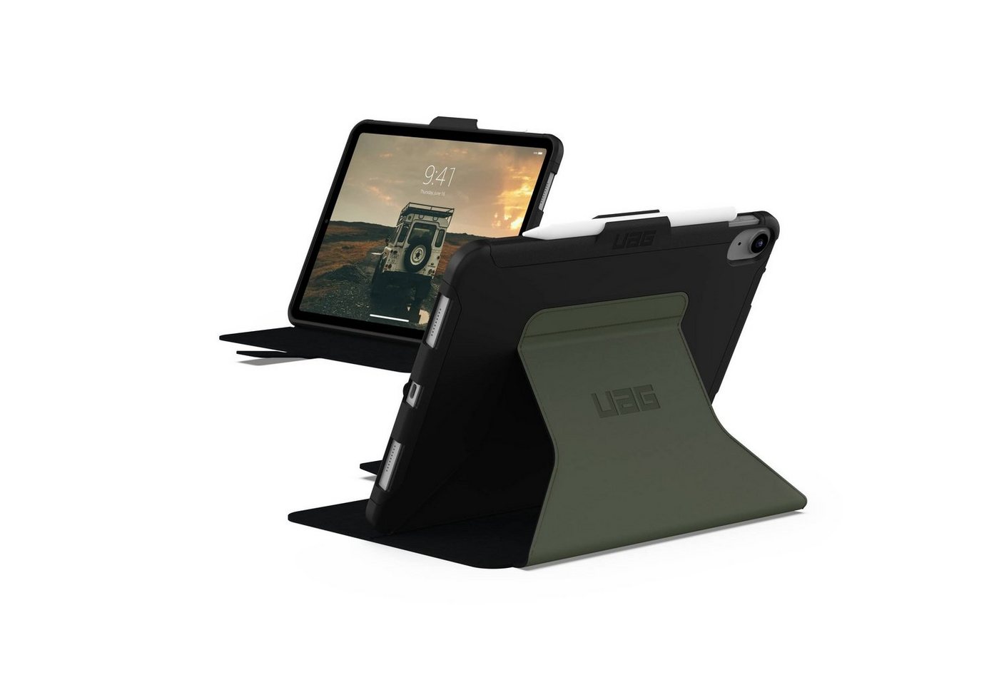 UAG Tablet-Hülle Scout Folio 10,9 Zoll, [Apple iPad 10.9 2022 Hülle (10. Generation)] von UAG