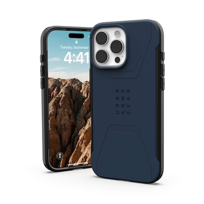 UAG Urban Armor Gear Civilian MagSafe Case Apple iPhone 16 Pro Max mallard (blau) von UAG