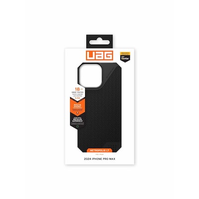 UAG Urban Armor Gear Metropolis LT MagSafe Case Apple iPhone 16 Pro Max kevlar schwarz UAG Urban Armor Gear Metropolis LT MagSafe Case Apple iPhone 16 Pro Max kevlar schwarz von UAG