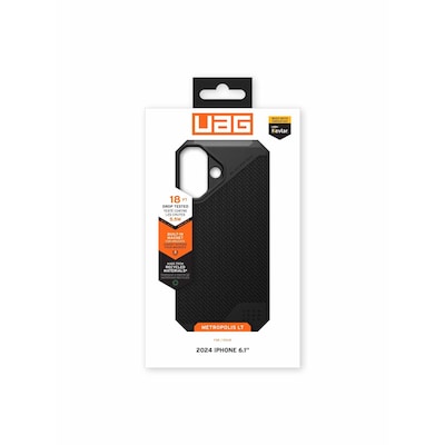 UAG Urban Armor Gear Metropolis LT MagSafe Case Apple iPhone 16 kevlar schwarz UAG Urban Armor Gear Metropolis LT MagSafe Case Apple iPhone 16 kevlar schwarz von UAG