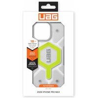 UAG Urban Armor Gear Pathfinder MagSafe Case Apple iPhone 16 Pro Max active neon (transparent) von UAG