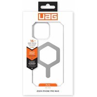 UAG Urban Armor Gear Plyo MagSafe Case Apple iPhone 16 Pro Max ice (transparent/silber) von UAG