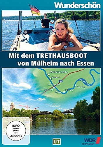 Mit dem Tret-Hausboot über die Ruhr - von Mühlheim nach Essen - Wunderschön! von UAP Video GmbH