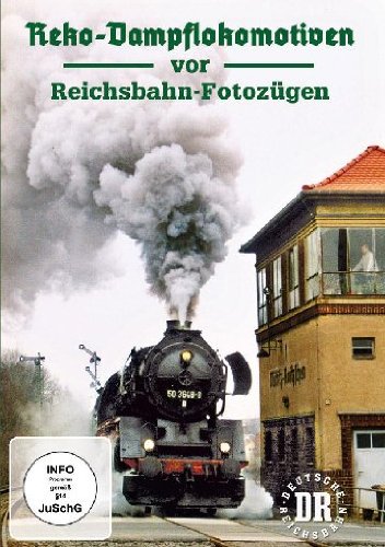 Reko-Dampflokomotiven vor Reichsbahn-Fotozügen von UAP Video GmbH
