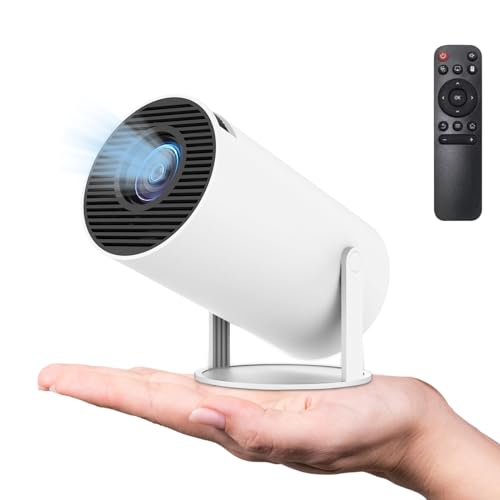 HY300Pro 4K HD Mini Projector, 160 ANSI Smart WiFi 2.4G/5G Android 11.0 Projector for Walls Ceilings, Auto Keystone Correction, 180 Angle Adjustable Home Projector, EU Plug HY300Pro 4K HD Mini Projector, 160 ANSI Smart WiFi 2.4G/5G Android 11.0 Projector for Walls Ceilings, Auto Keystone Correction, 180 Angle Adjustable Home Projector, EU Plug von UATARU