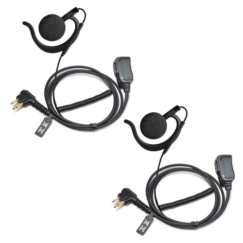 UAYESOK Funkgerät Kopfhörer Polizei Radio Ohrhörer für Motorola Walkie Talkie mit Mikrofon 2 Pin, G-Form Funkgerät Headset und PTT für Motorola CP040 DP1400 XT420 XT460 Hytera PD405 PD505 (2 Stück) UAYESOK Funkgerät Kopfhörer Polizei Radio Ohrhörer für Motorola Walkie Talkie mit Mikrofon 2 Pin, G-Form Funkgerät Headset und PTT für Motorola CP040 DP1400 XT420 XT460 Hytera PD405 PD505 (2 Stück) von UAYESOK